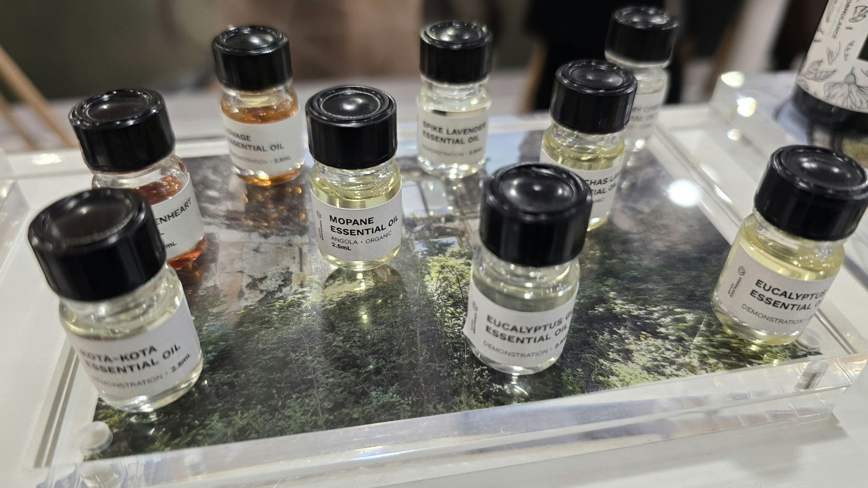 Huiles essentielles Scents from Nature au salon Cosmetic 360 2026